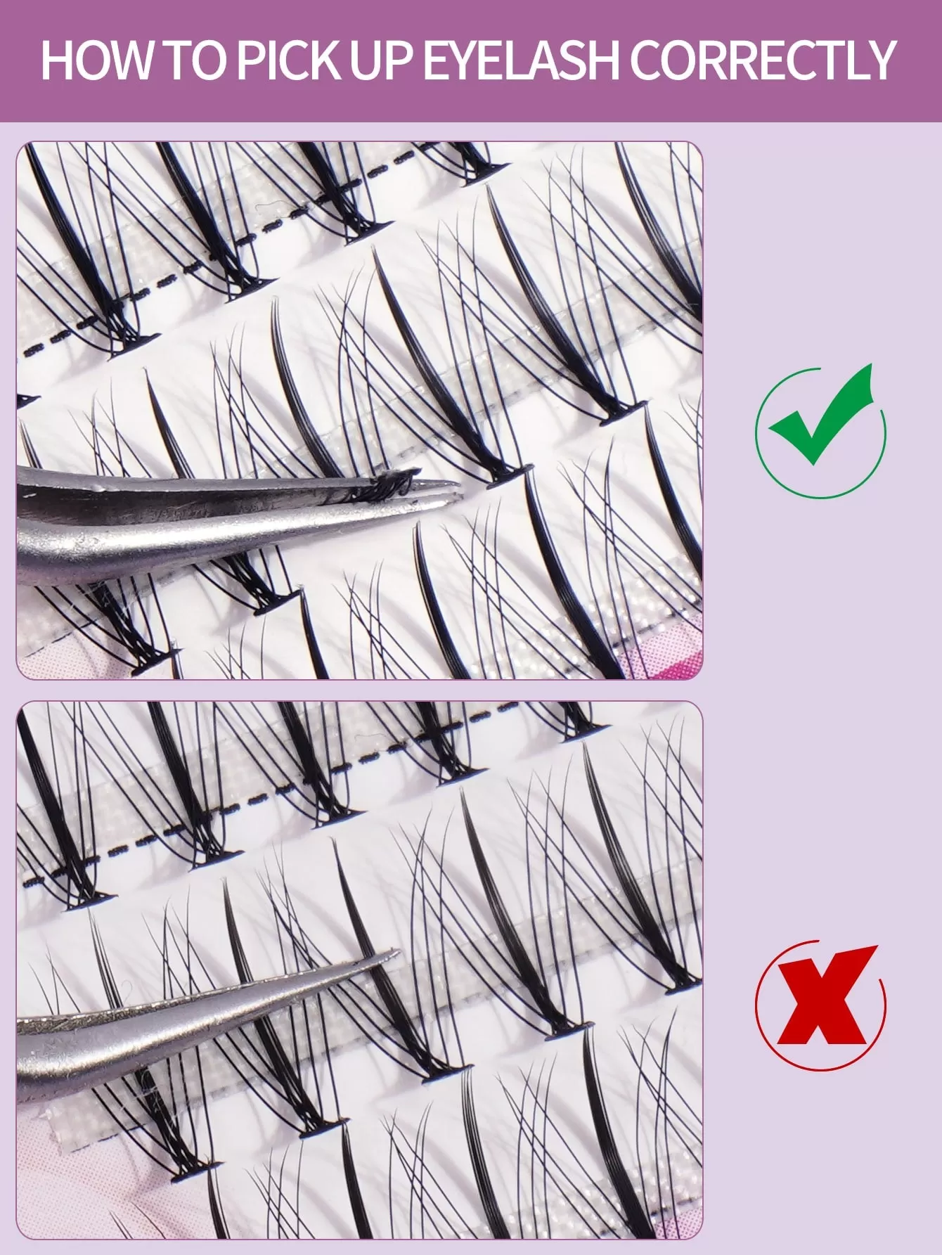 1box Individual Fake Eyelashes