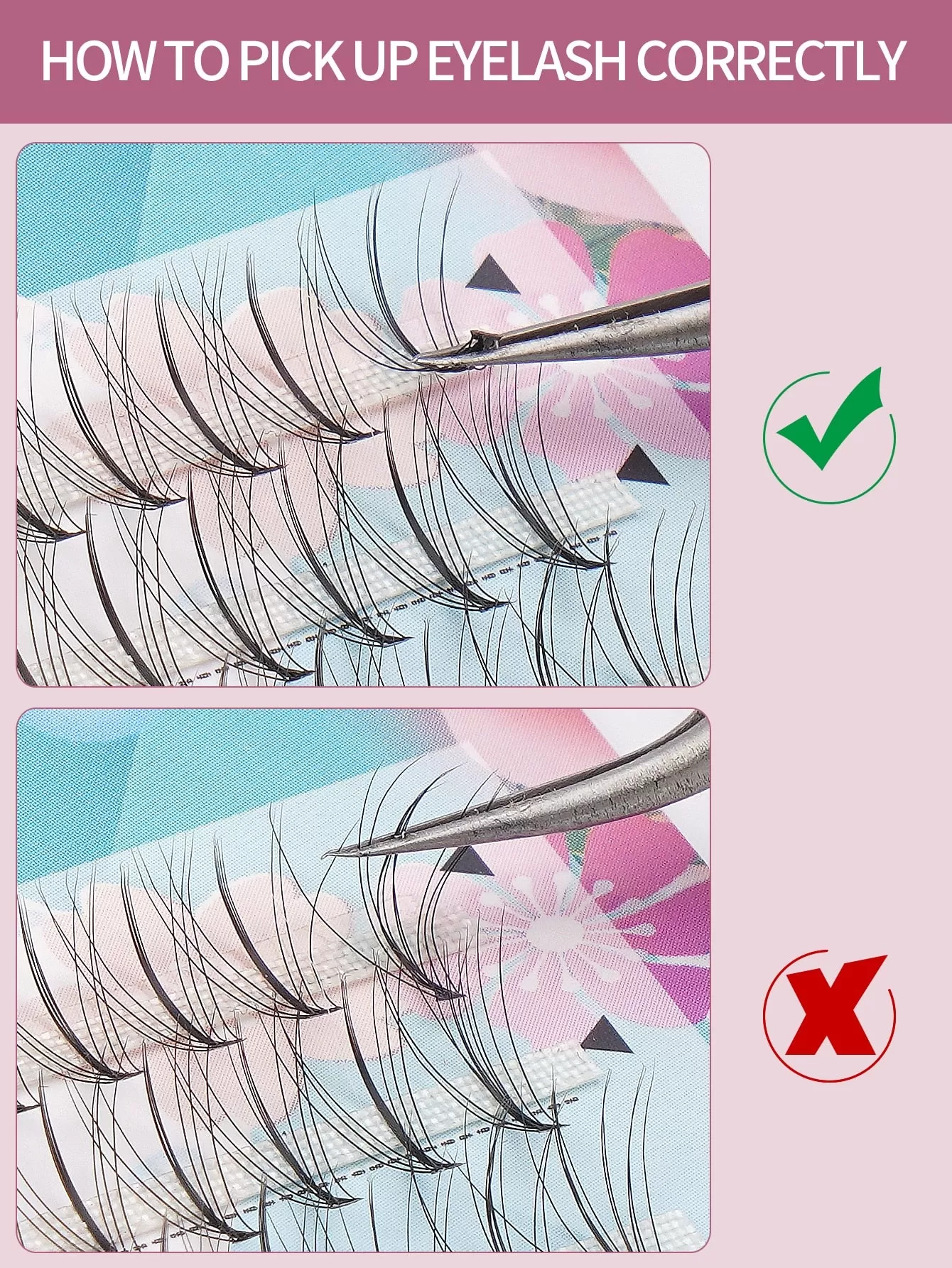 1box Individual Fake Eyelashes