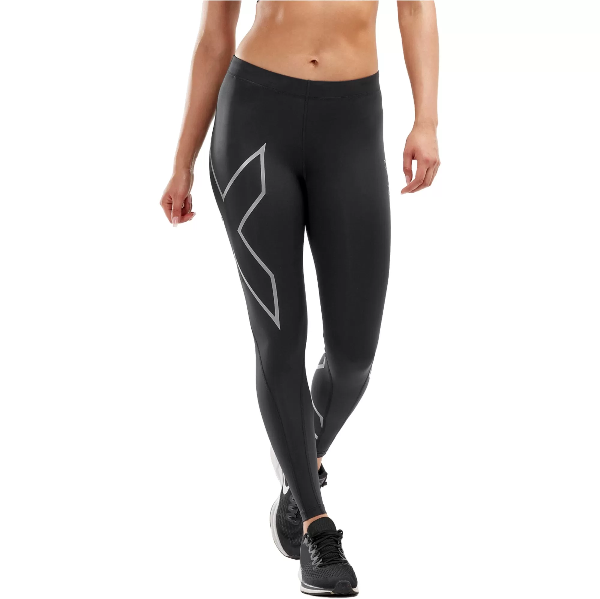 2XU Women's Compression Tights - WA4173B (BLK/SIL)