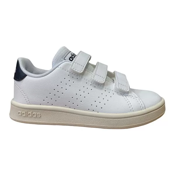 Adidas children's sneakers with tear-off Advantage C FW2589 white-ink blue