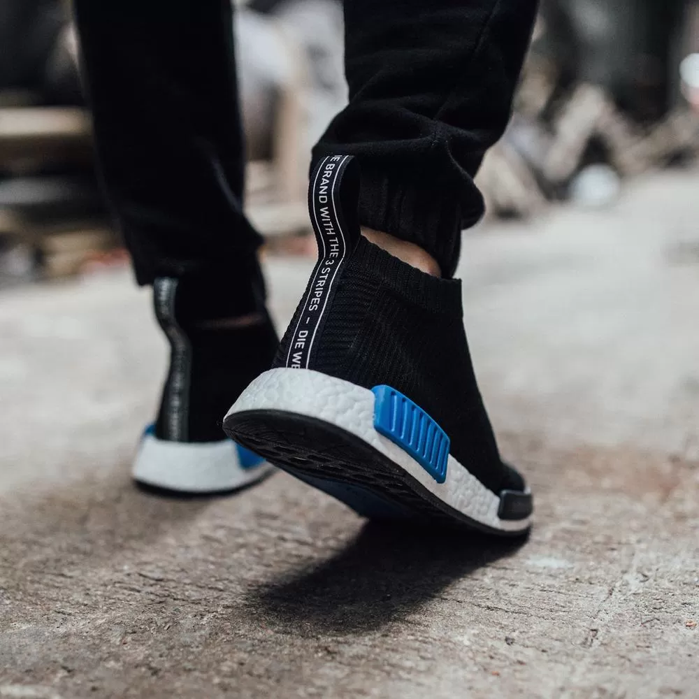 Adidas NMD_CS1 Primeknit Core Black-Lush Blue