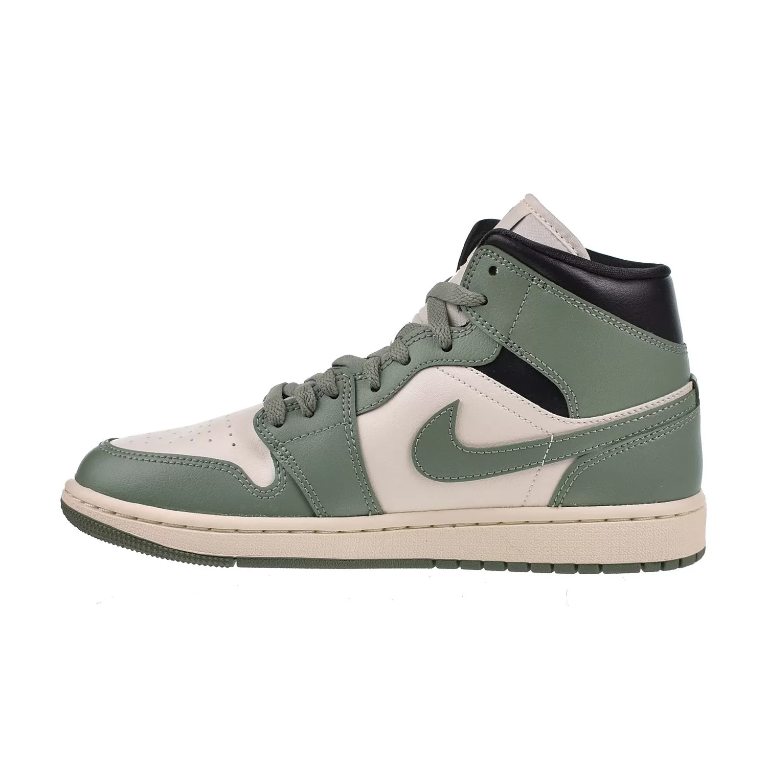 Air Jordan 1 Mid Women's Shoes Sail-Anthracite-Jade Smoke