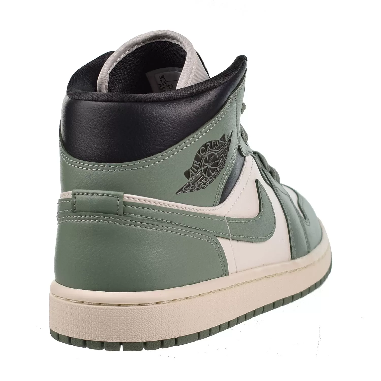 Air Jordan 1 Mid Women's Shoes Sail-Anthracite-Jade Smoke