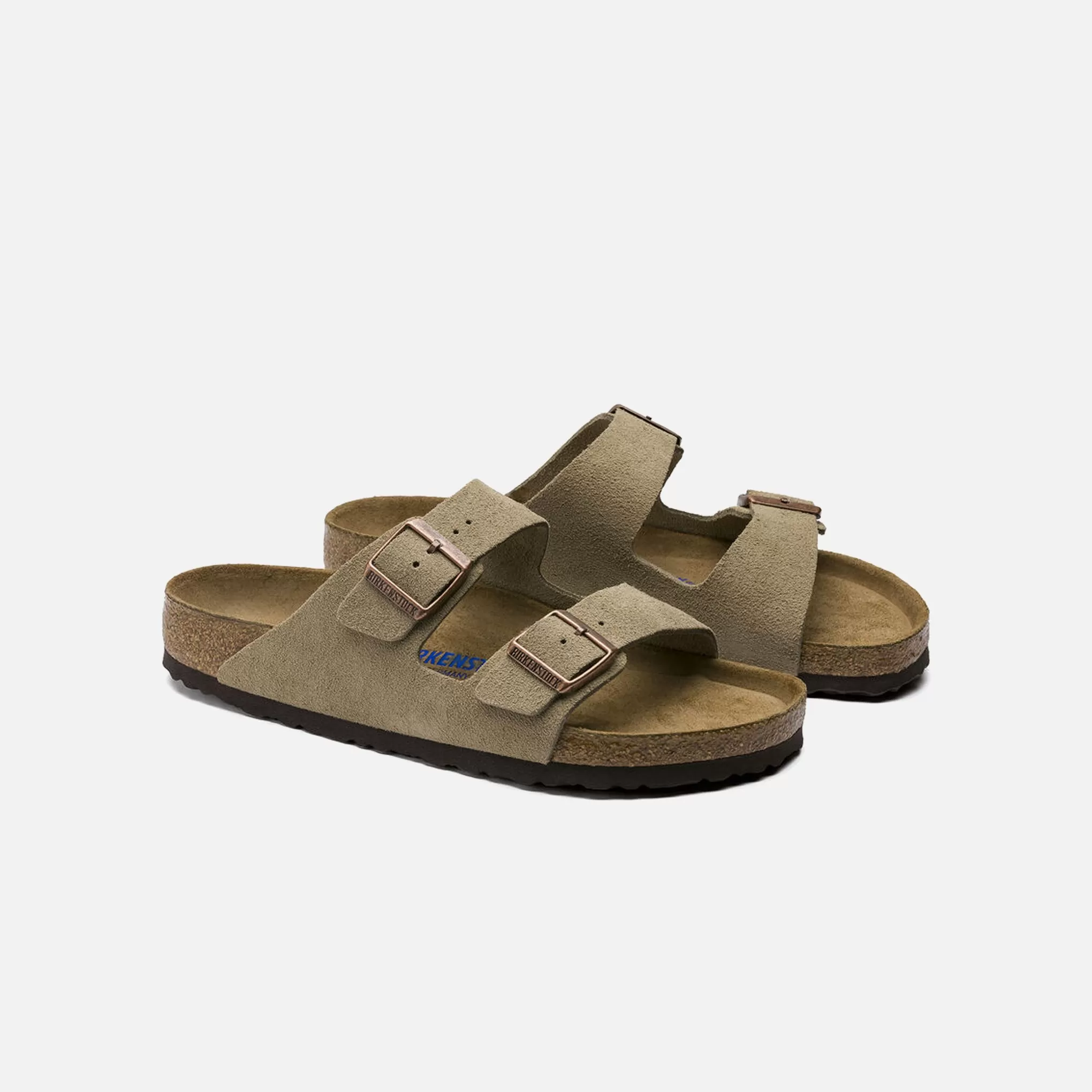 Arizona Soft Footbed Suede Leather - Taupe