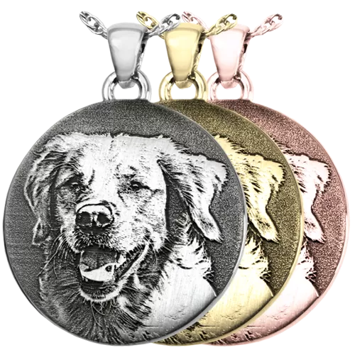 B&B 3D Photo Round Pendant