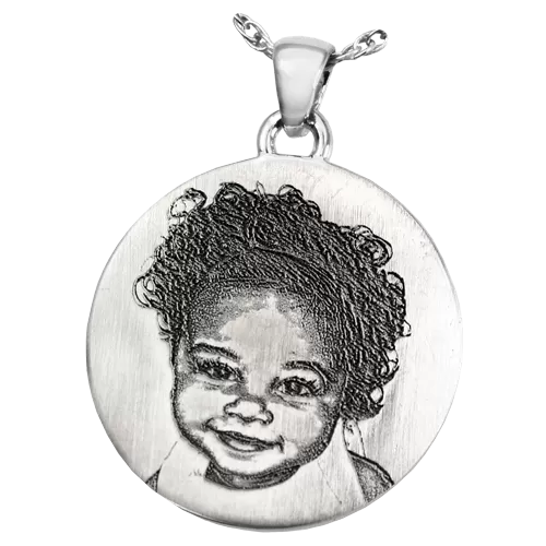 B&B 3D Photo Round Pendant