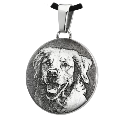 B&B 3D Photo Round Pendant