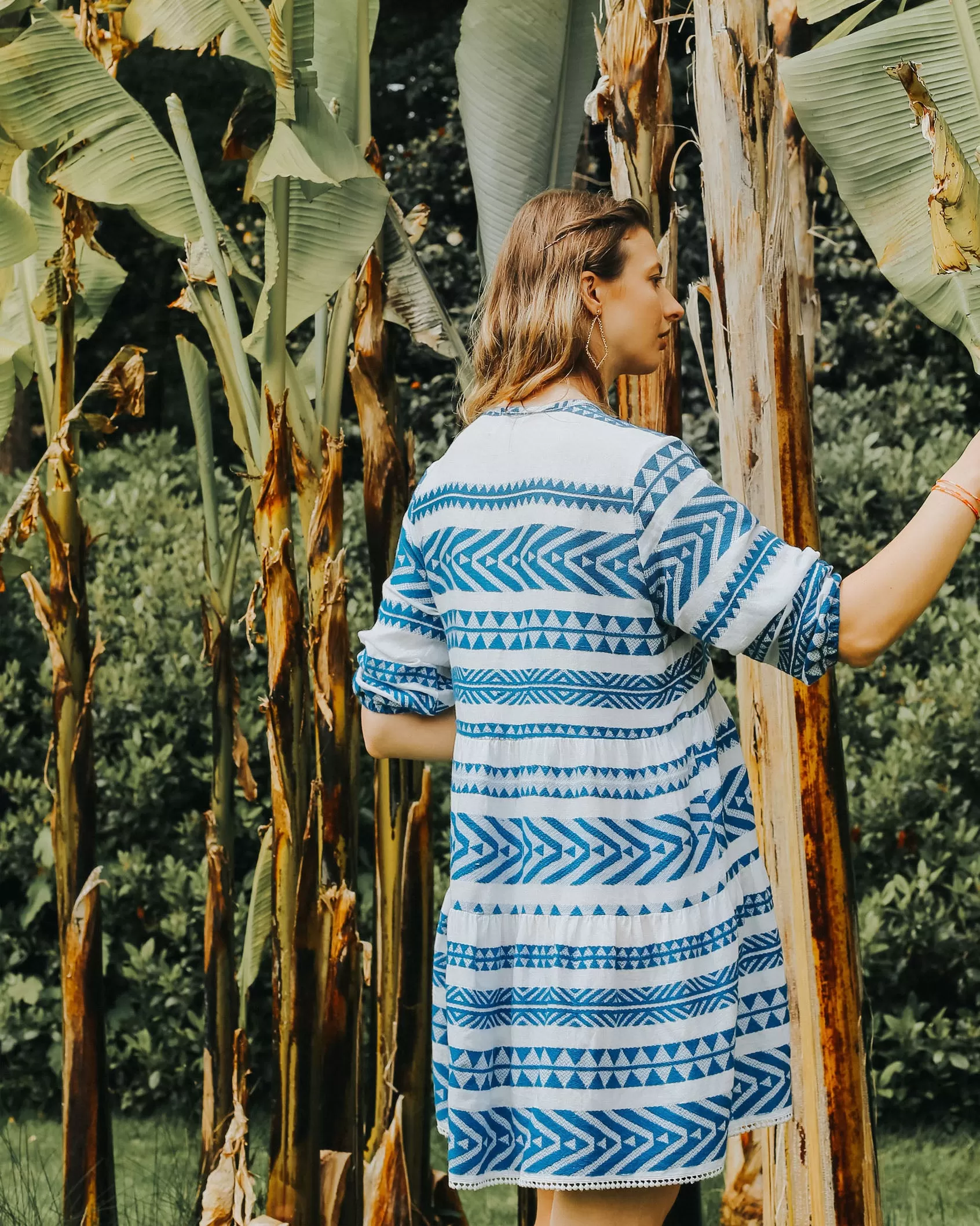 Betty Beach Dress Blue