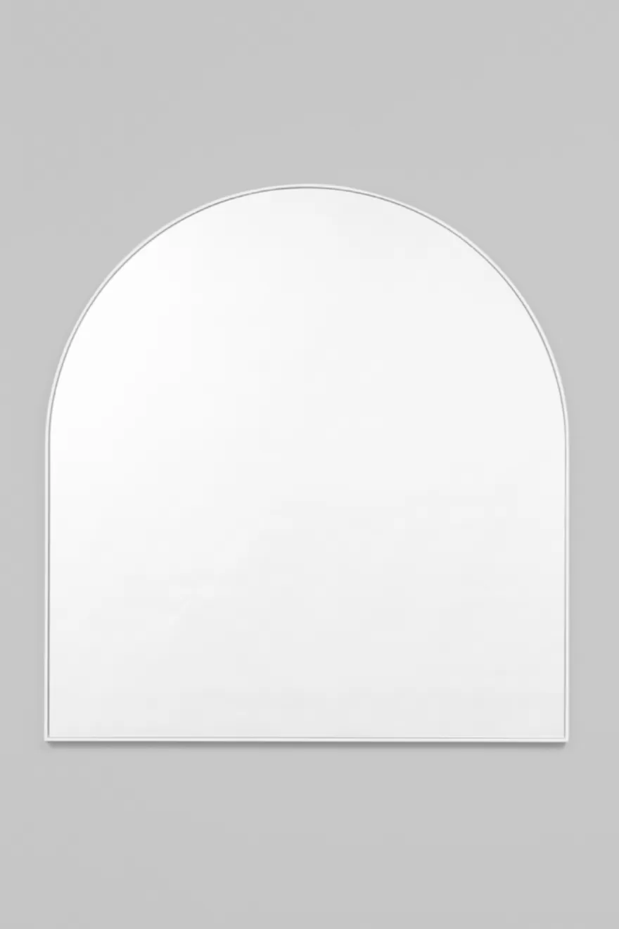 Bjorn Arch Mirror, White