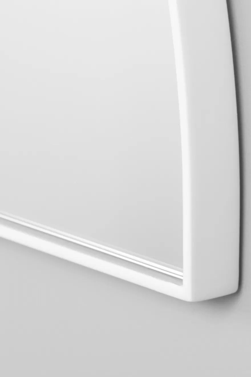 Bjorn Arch Mirror, White