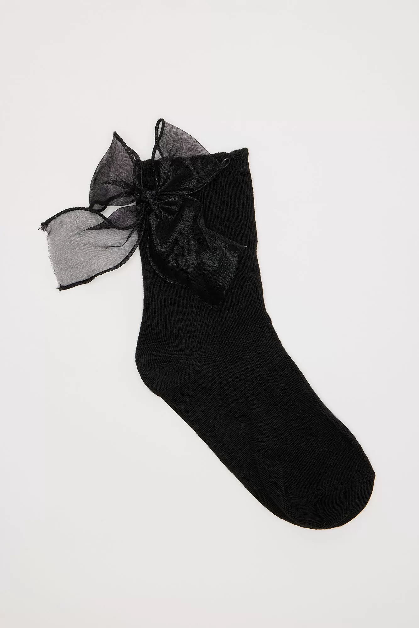 Bow Bye Socks - Black