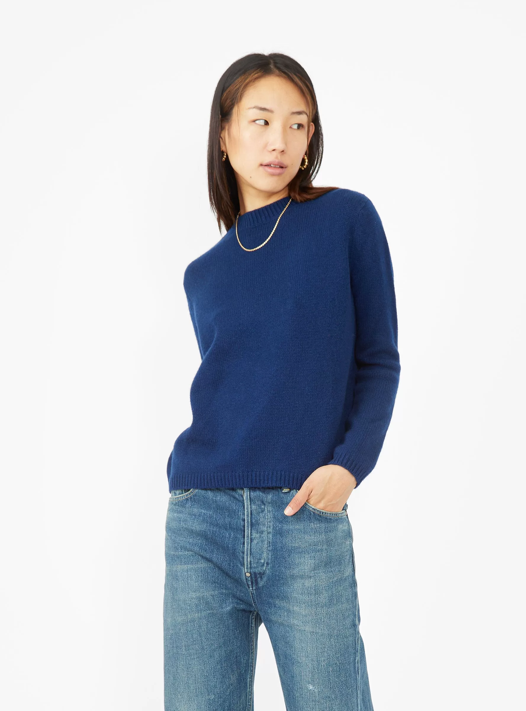 Boxy Sweater Midnight Blue