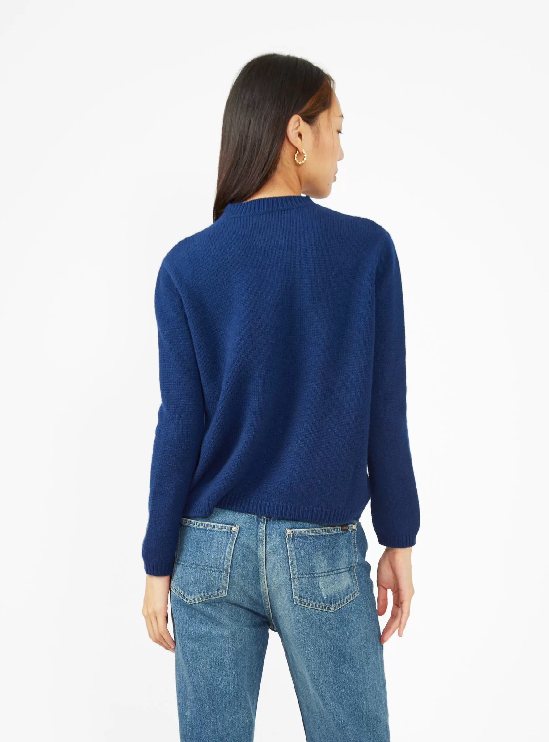 Boxy Sweater Midnight Blue