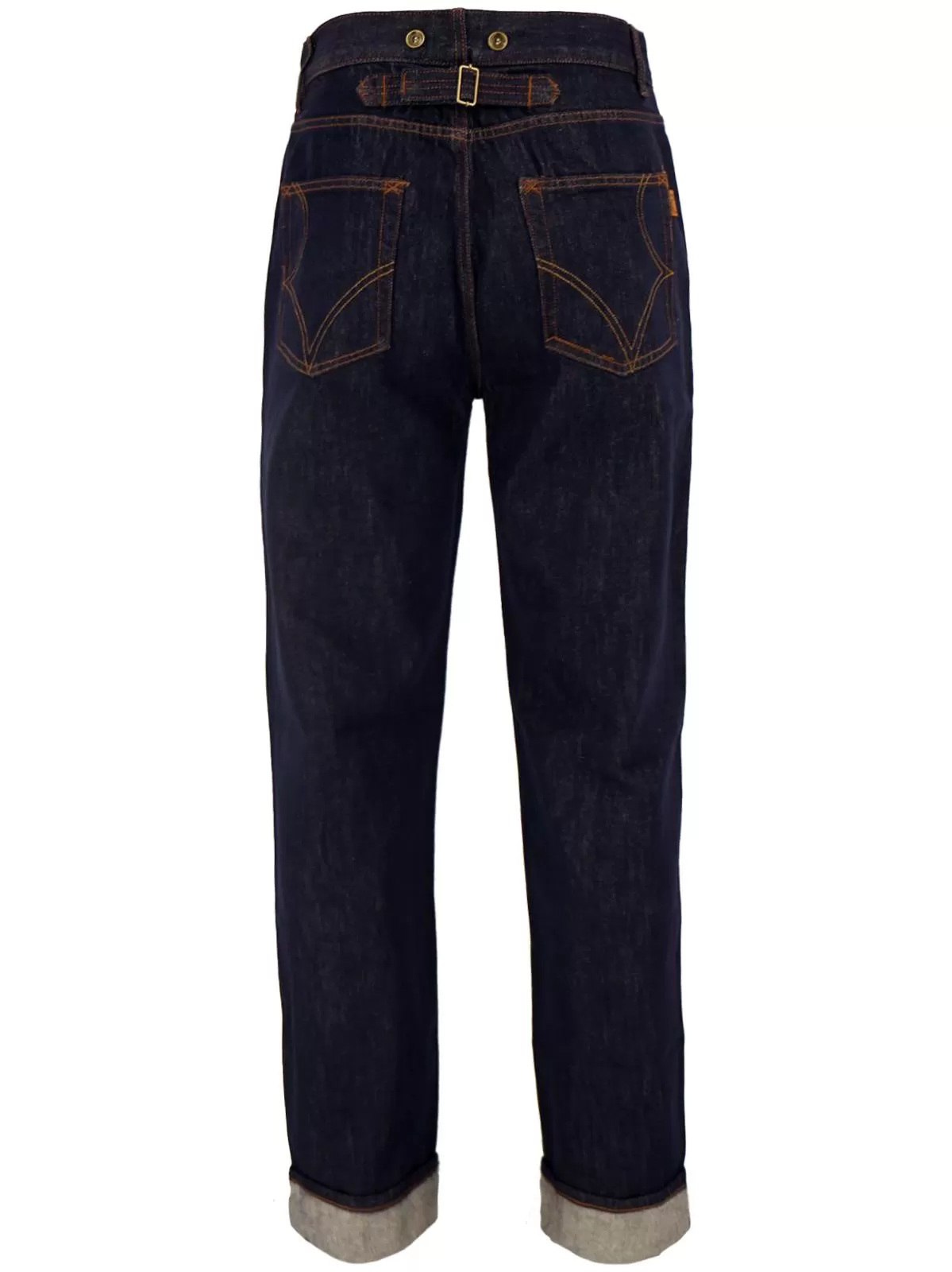 Brad Midcentury Blue Denim Worker Jeans