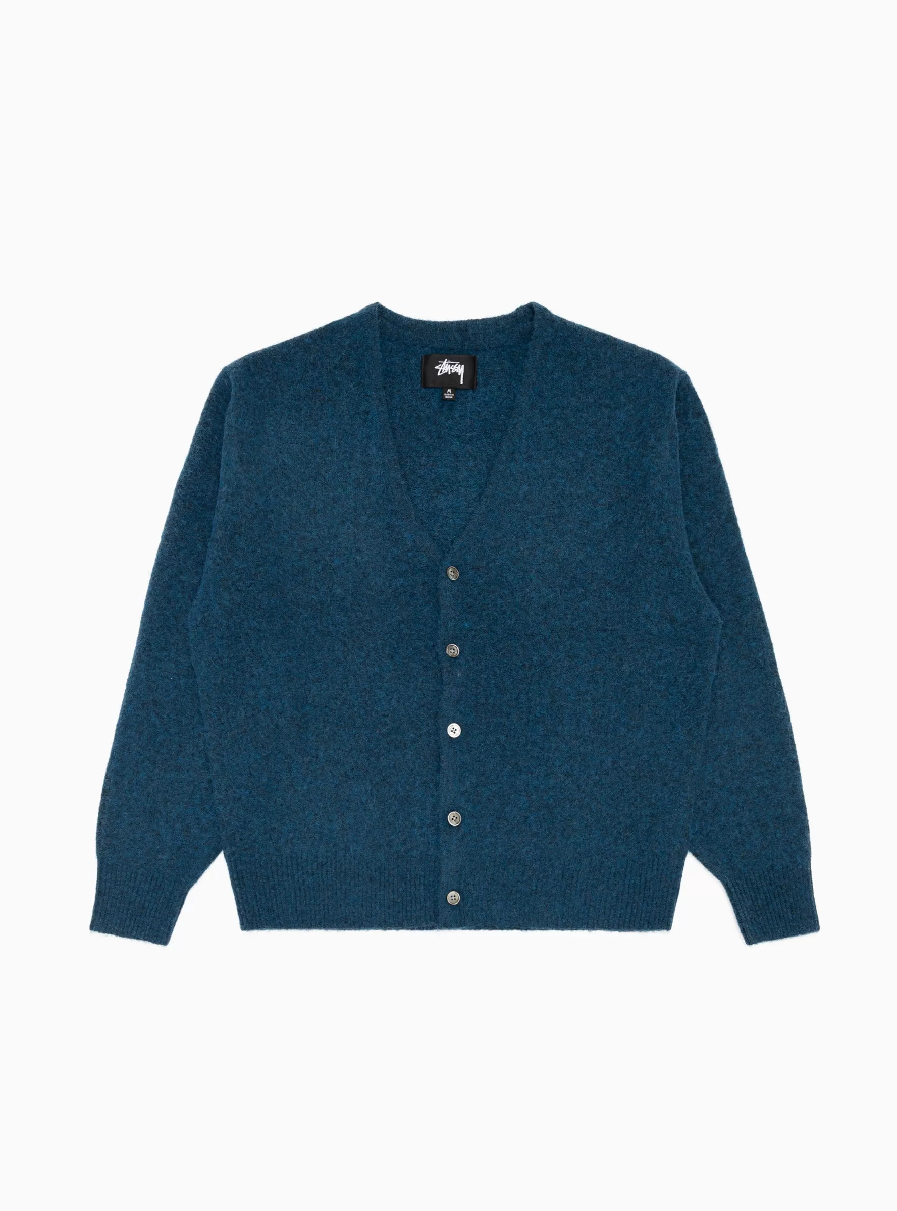 Brushed Cardigan Blue