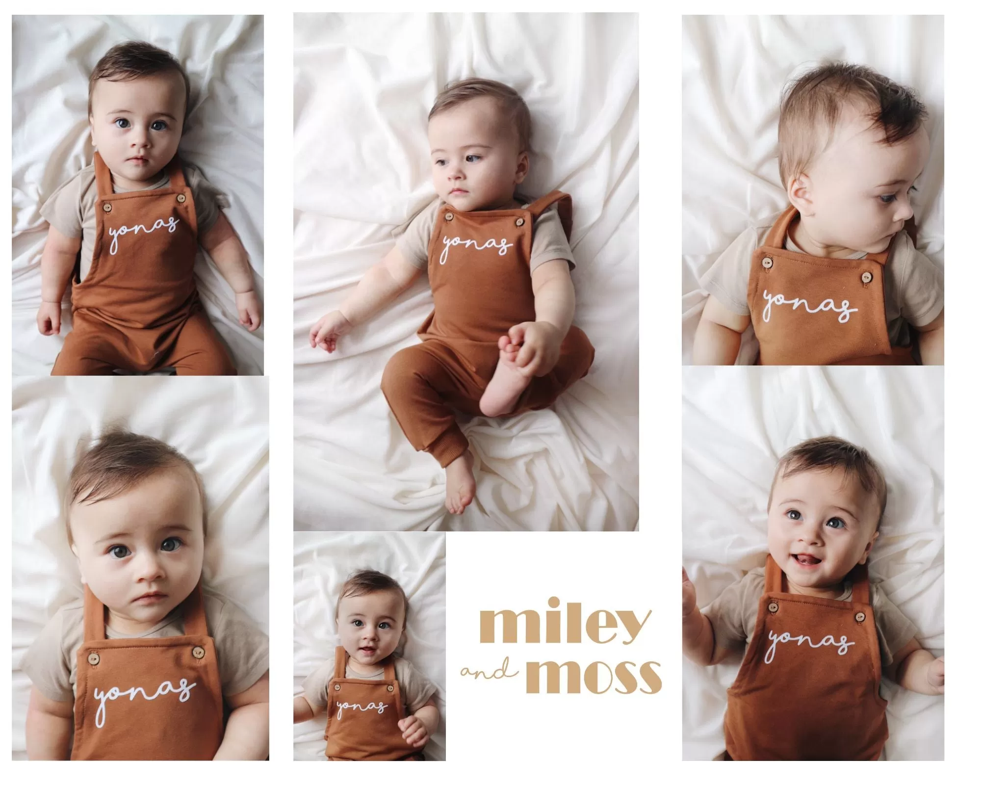 Caramel PERSONALISED Dungarees