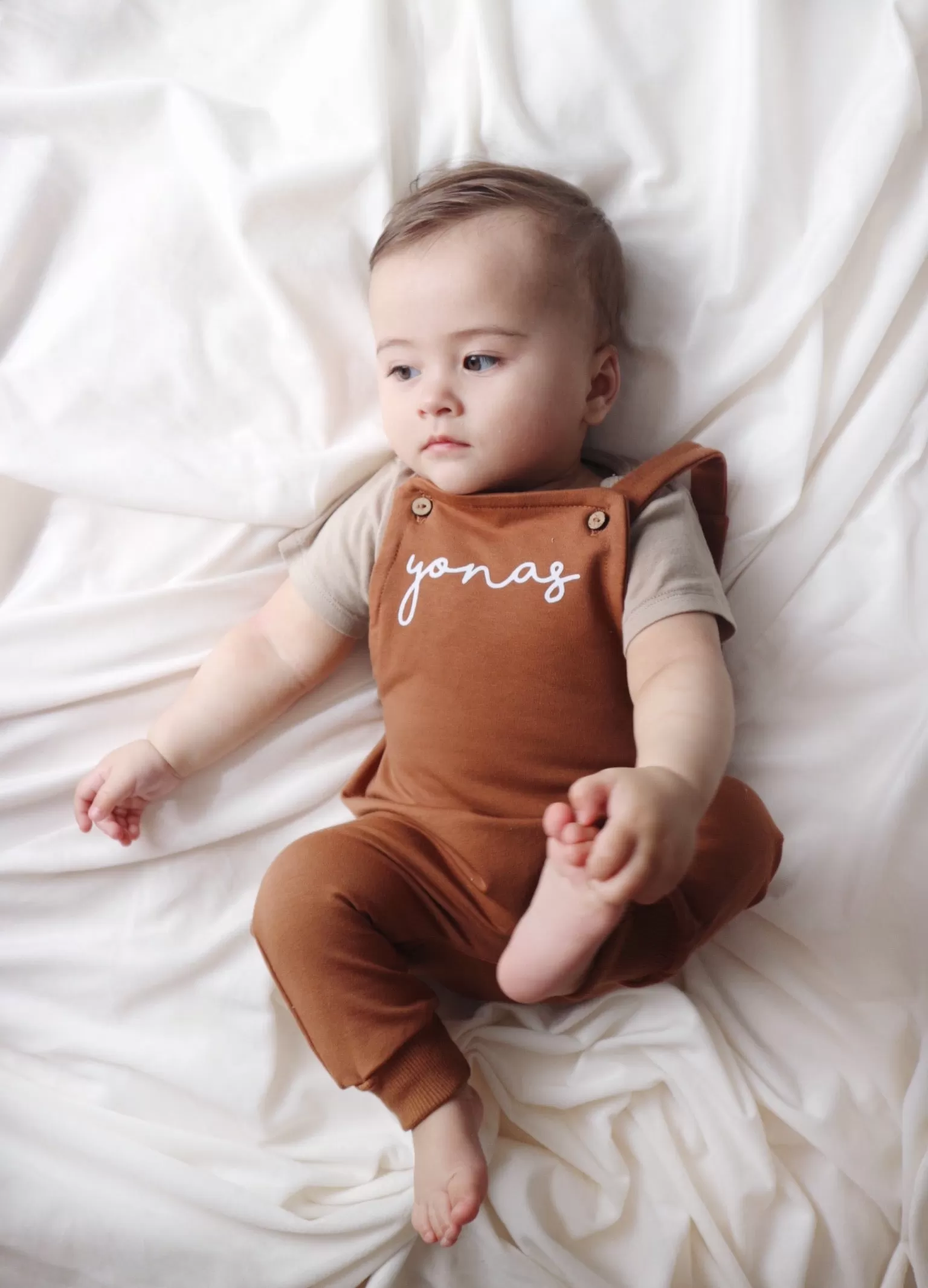 Caramel PERSONALISED Dungarees