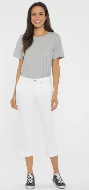 Chloe Capri Jeans Wit Premium Denim | Optic White