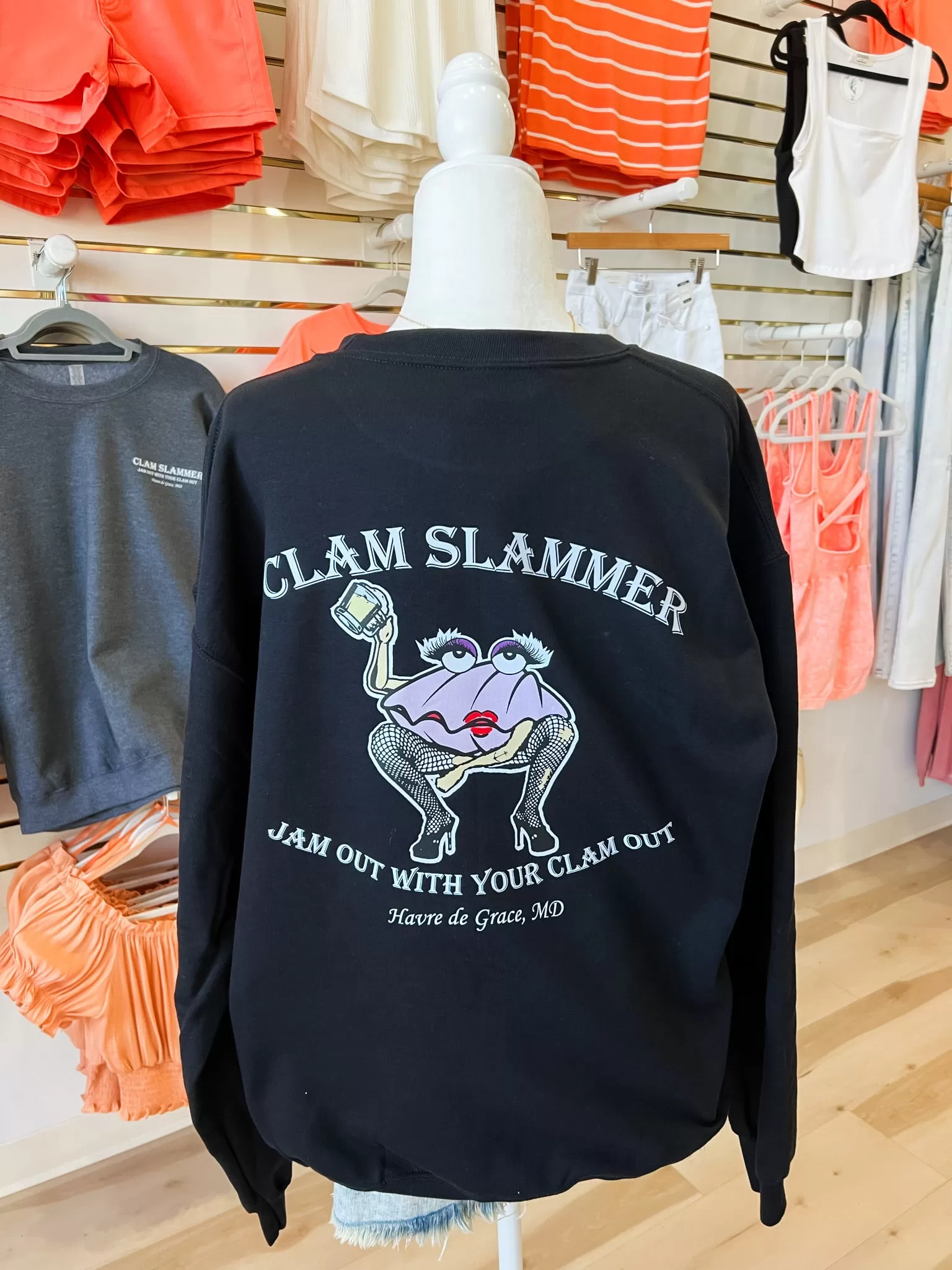 Clam Slammer Sweat Shirt