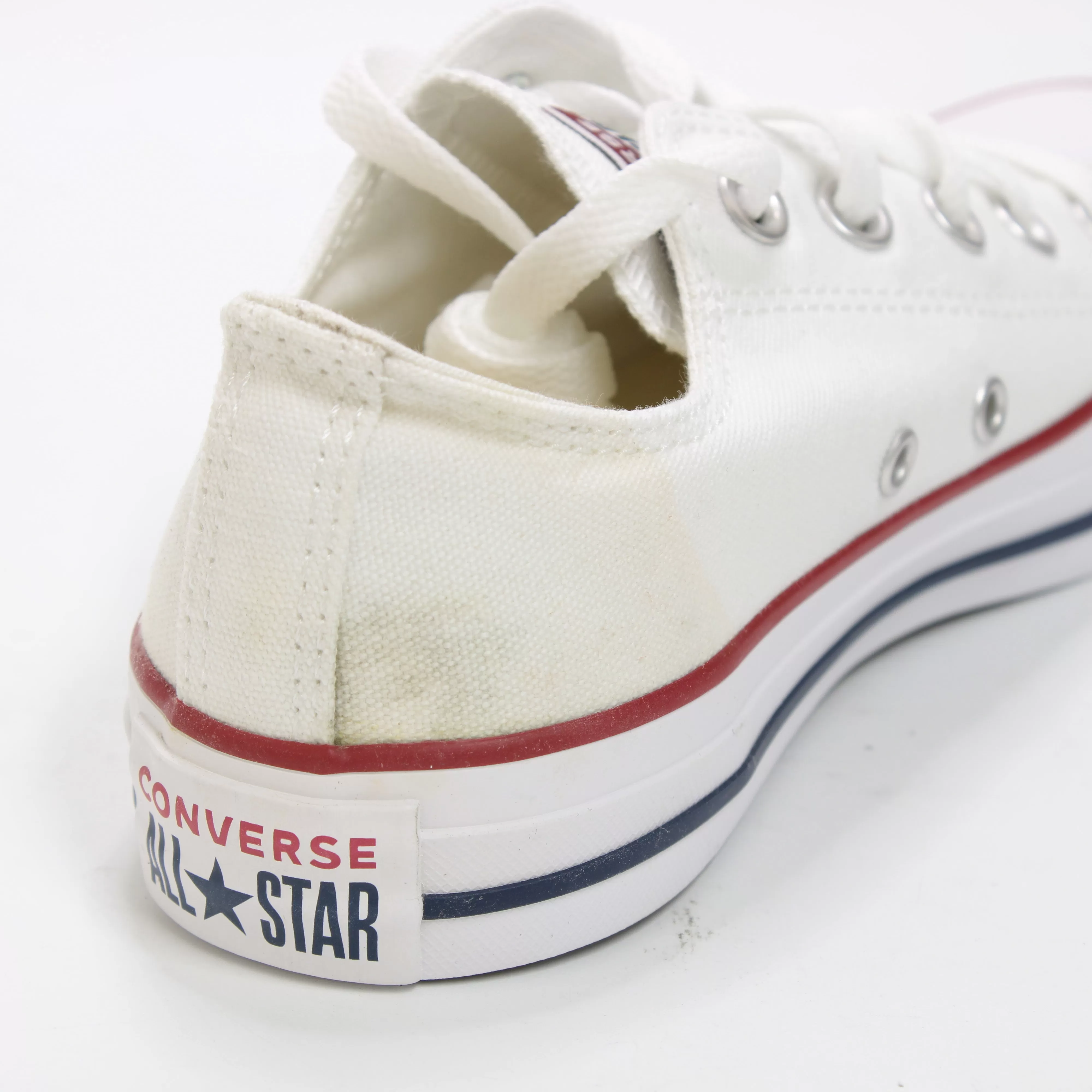 Converse All Star Low White Canvas Uk Size 4