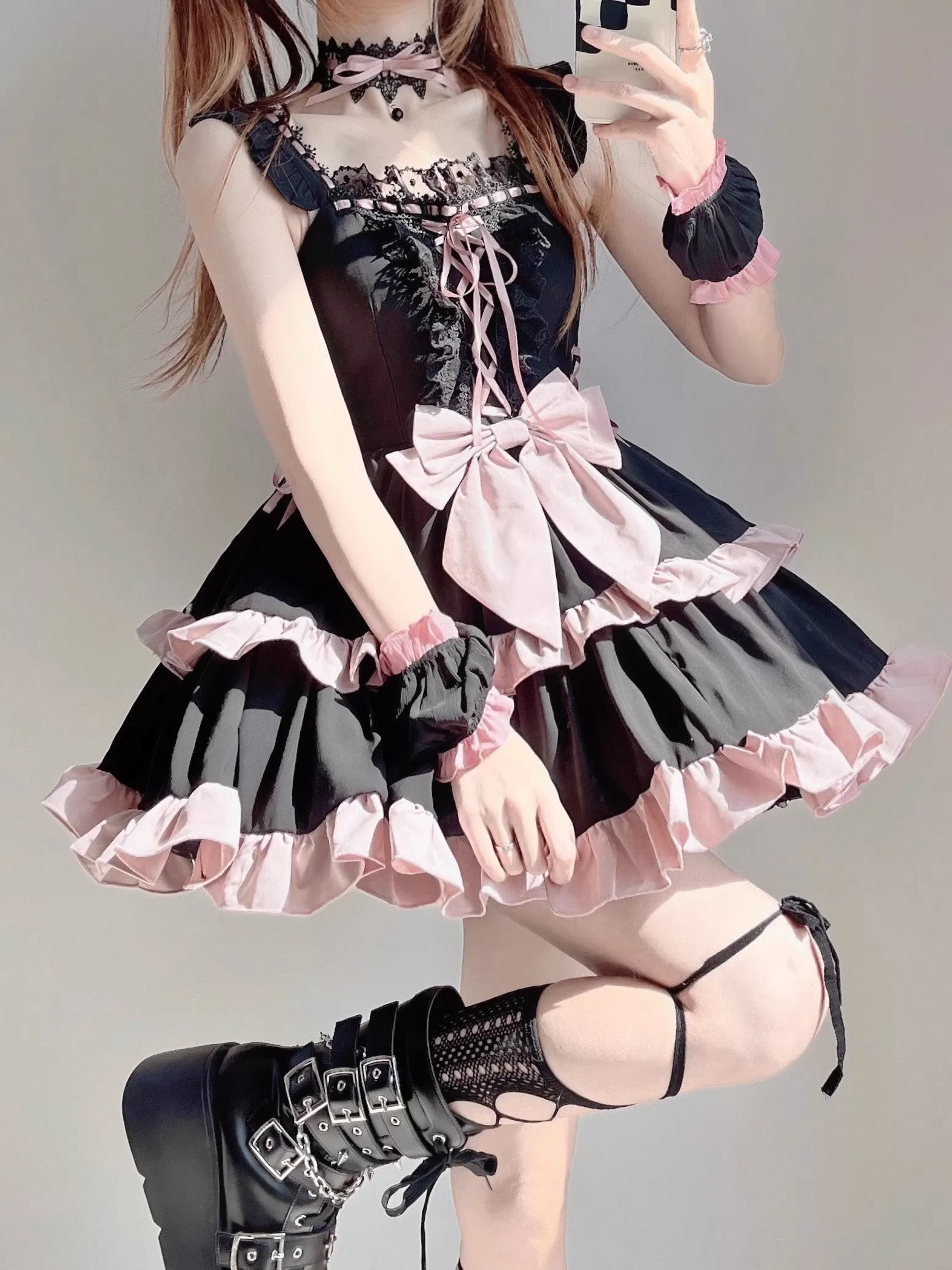 Fashion Lolita Bowtie Dress PN6534