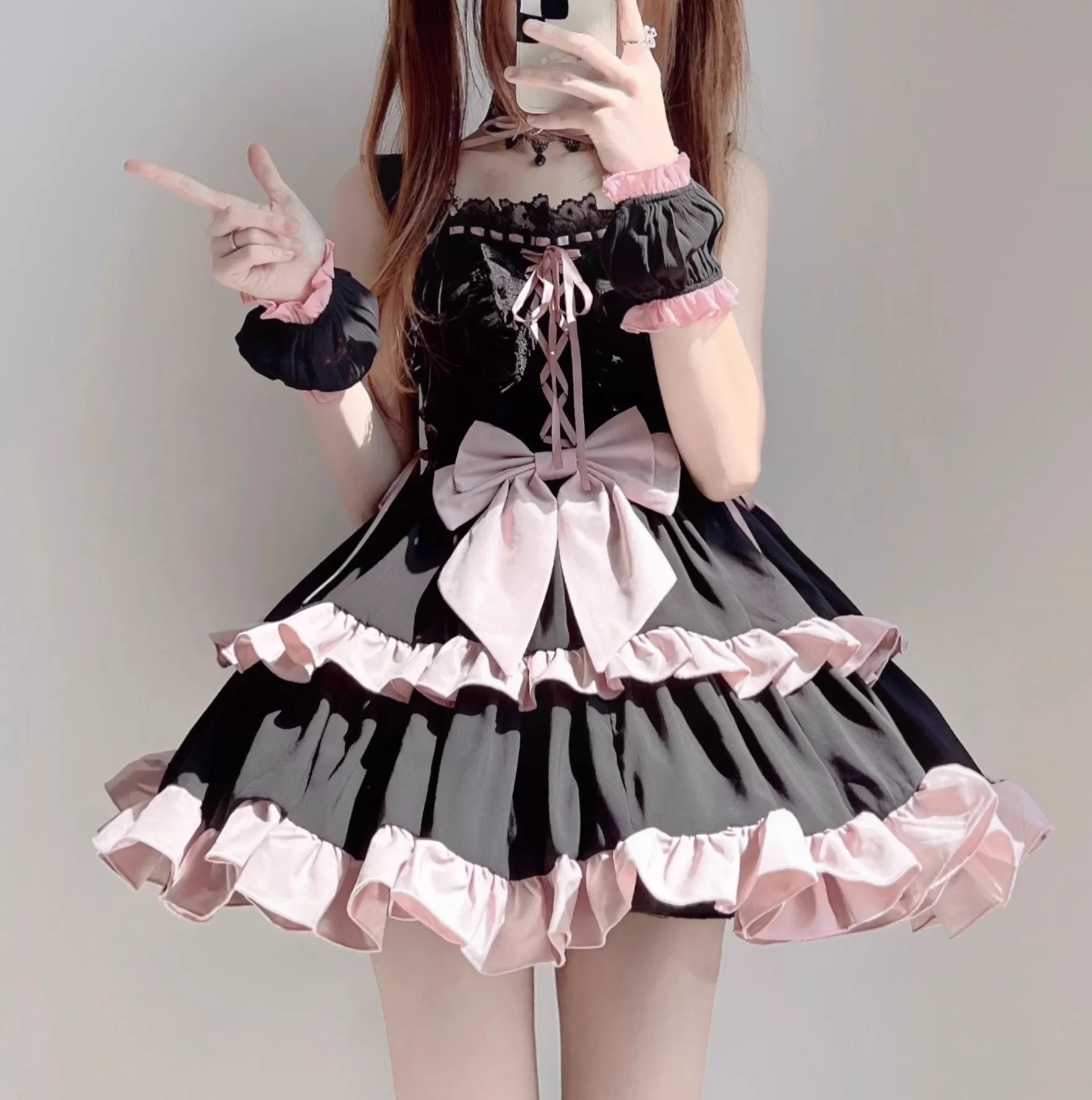 Fashion Lolita Bowtie Dress PN6534