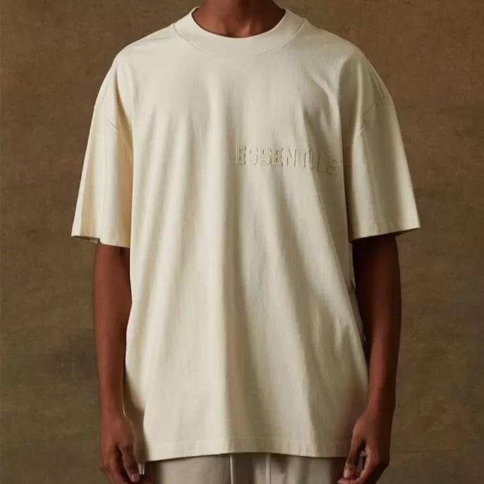 FEAR OF GOD Essentials Felt Logo Tee Shell