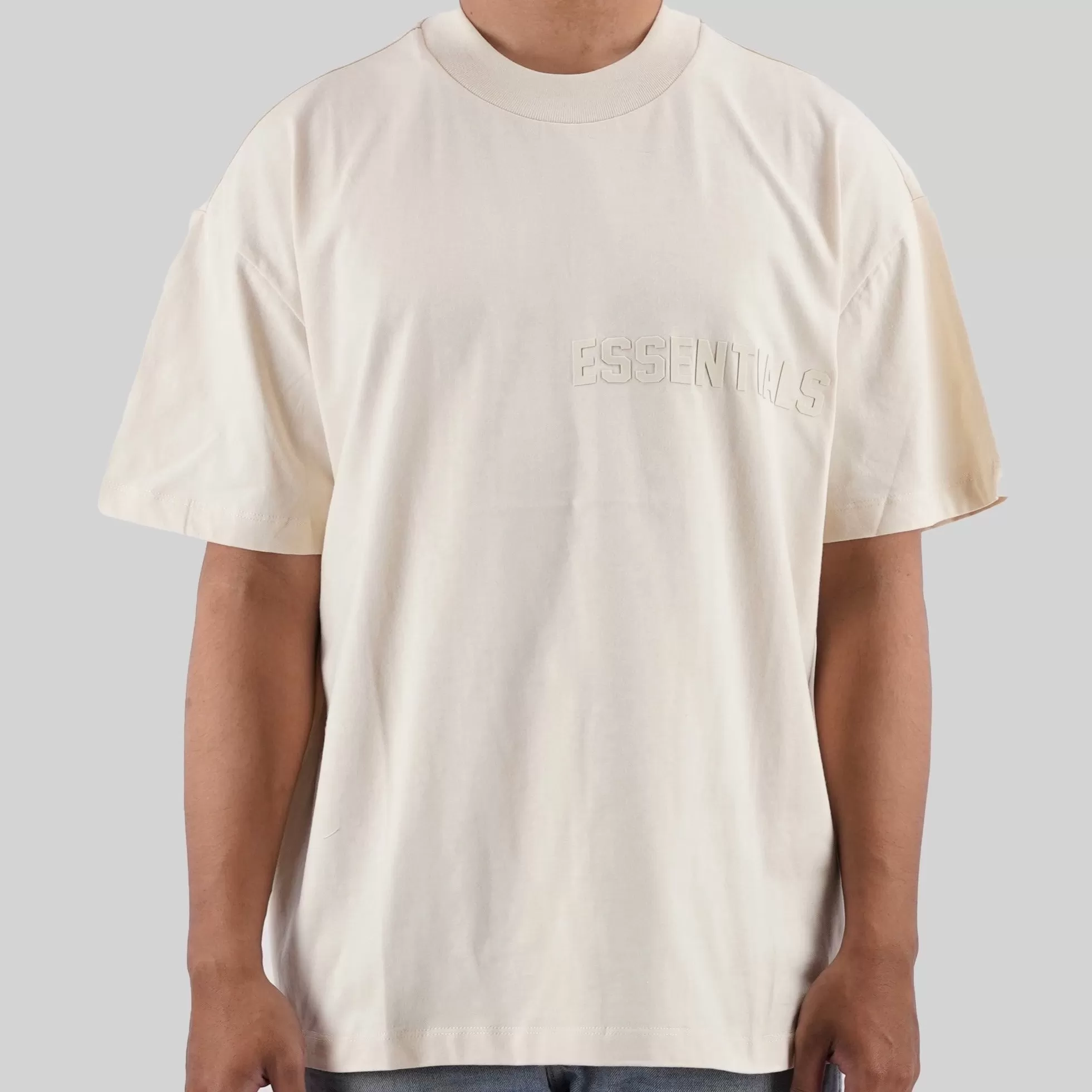 FEAR OF GOD Essentials Felt Logo Tee Shell