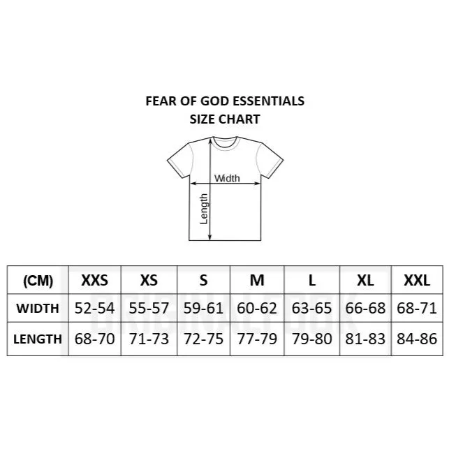 FEAR OF GOD Essentials Felt Logo Tee Shell