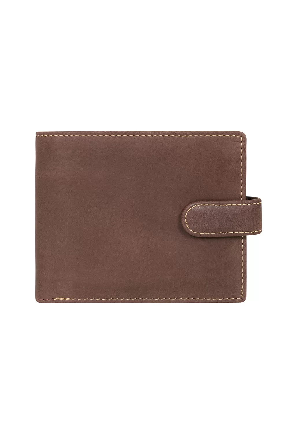 Genuine Leather Black Brown Wallet