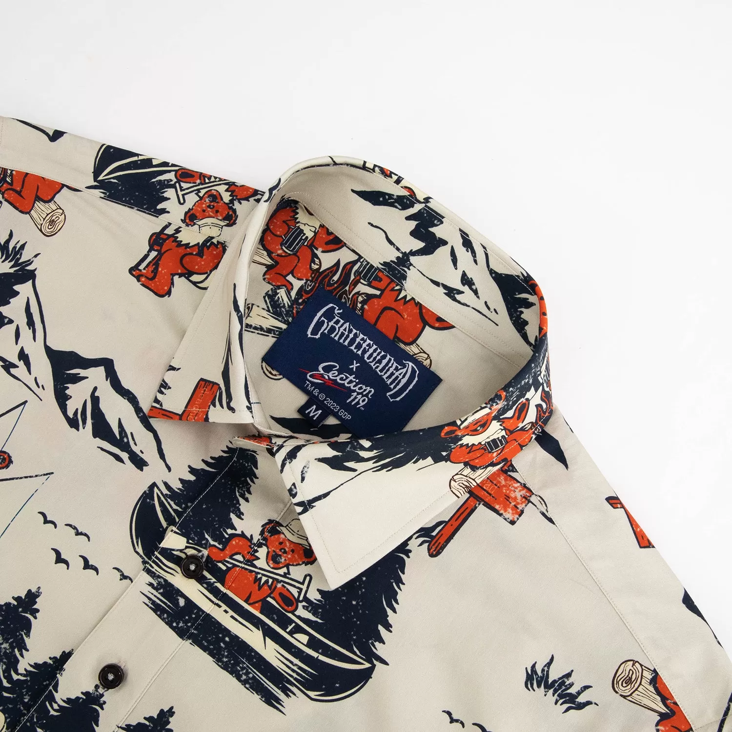 Grateful Dead | Classic Button Down | Camping Bears