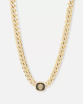 Guess Mainline Lion King Necklace 21 Gold