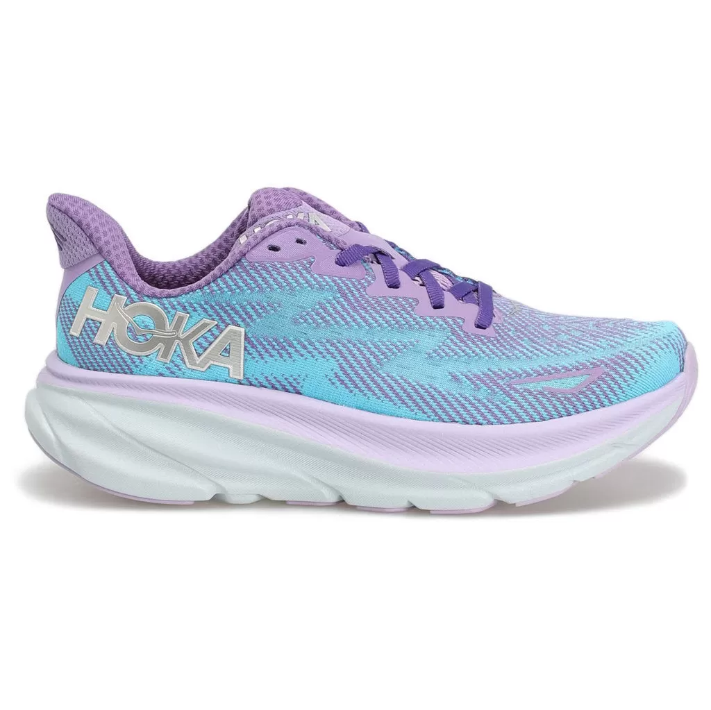 Hoka One One Womens Trainers Clifton 9 Casual Lace-Up Low-Top Textile - UK 5.5