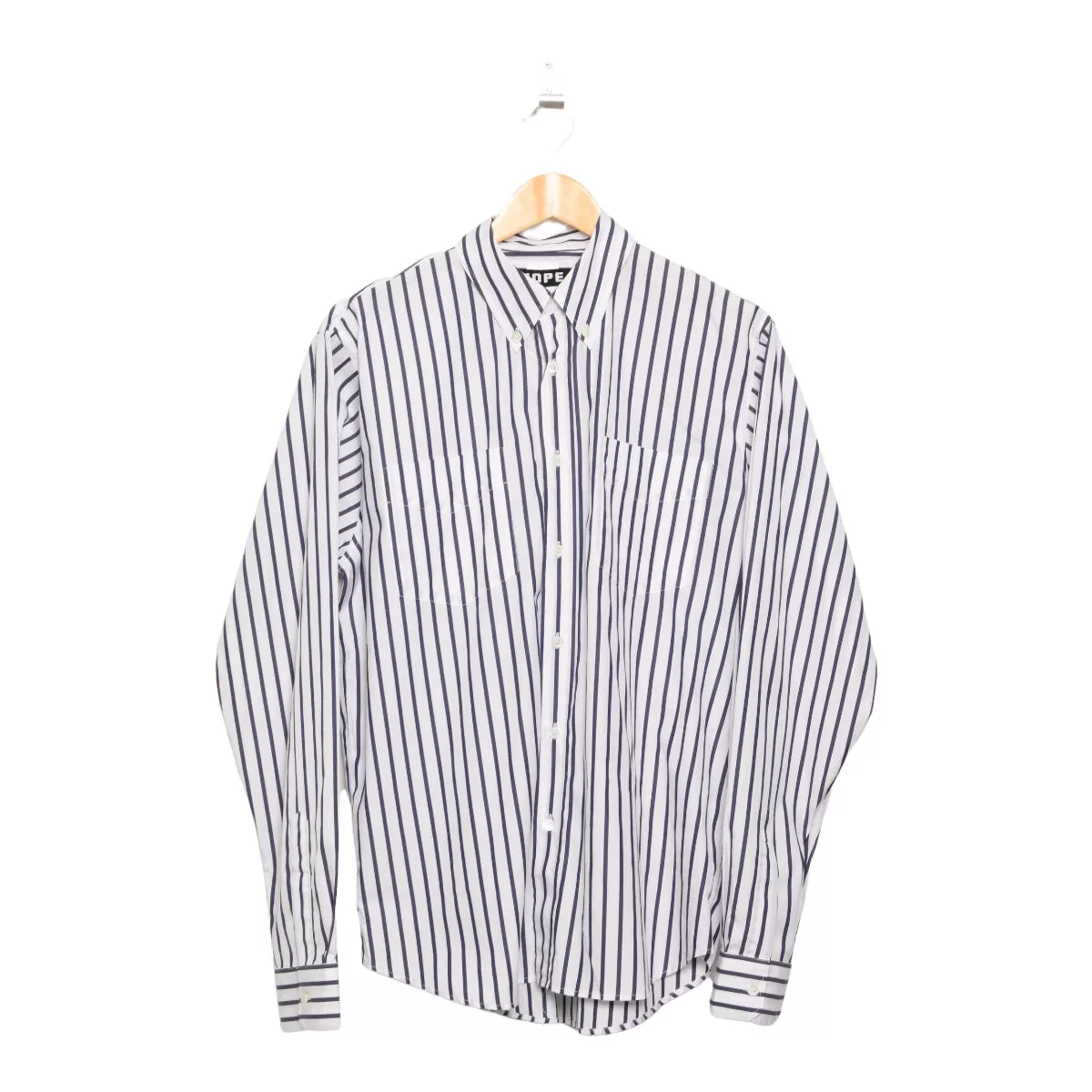 Hope Trade Shirt dark navy stripe