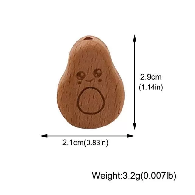 Hot Baby Teether Wooden Animal Pacifier Pendant Leaves Beech Squirrel Rodent Baby Gym Accessories Tooth Pendant Nursing Toy Gift