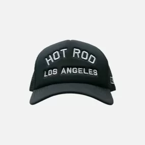 HOT ROD ESSENTIAL FOAM TRUCKER (BLACK/SILVER)