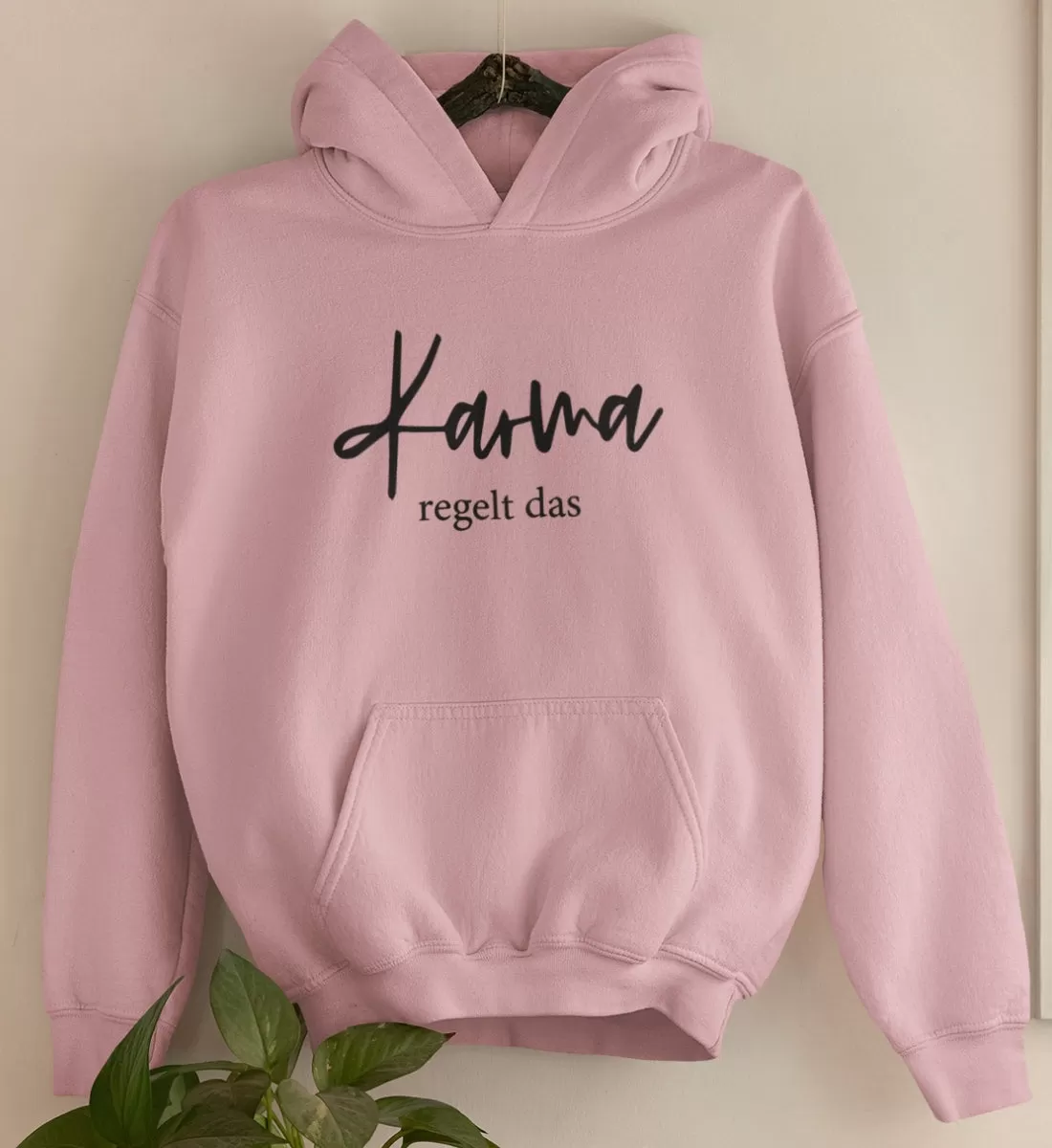 Karma regelt das Bio Hoodie Unisex