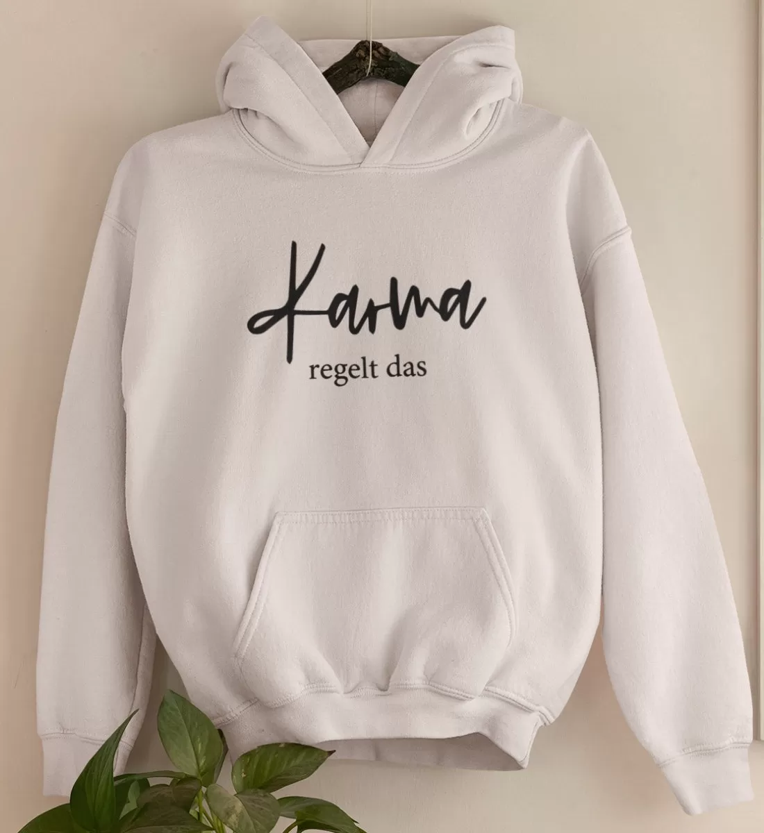 Karma regelt das Bio Hoodie Unisex