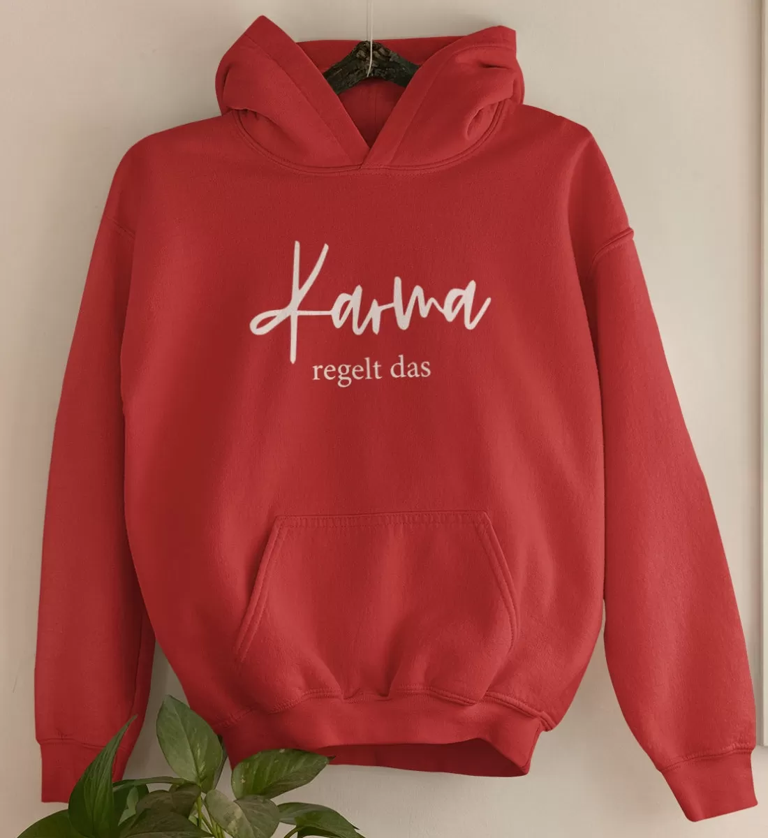 Karma regelt das Bio Hoodie Unisex