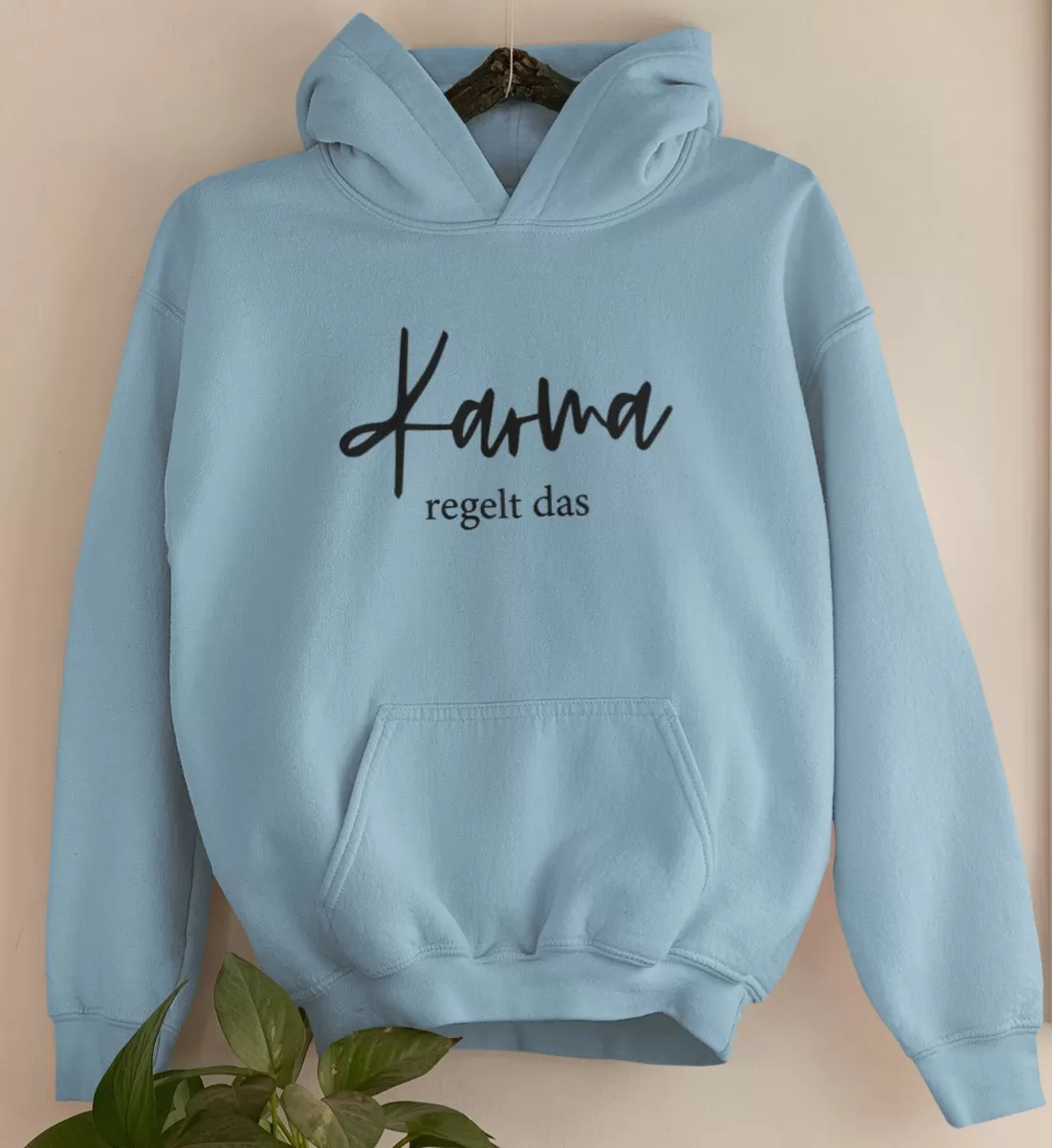 Karma regelt das Bio Hoodie Unisex