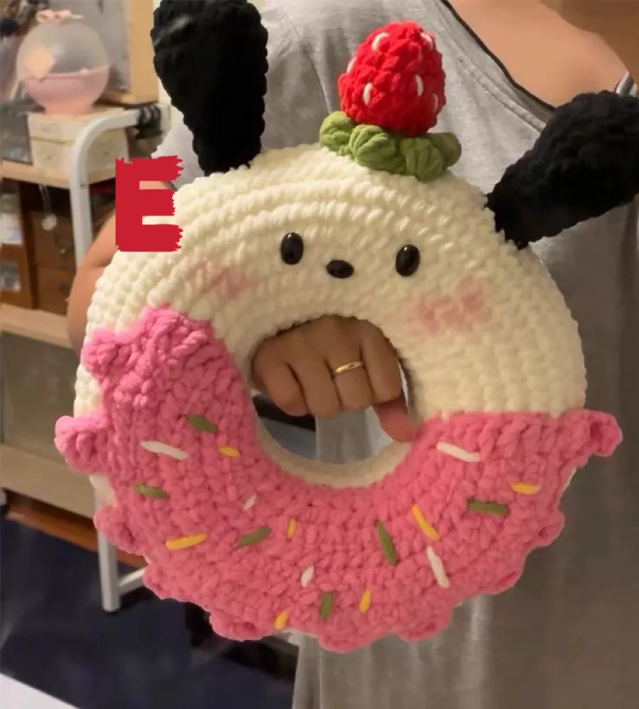 Kawaii DIY Donuts Pillow PN6621