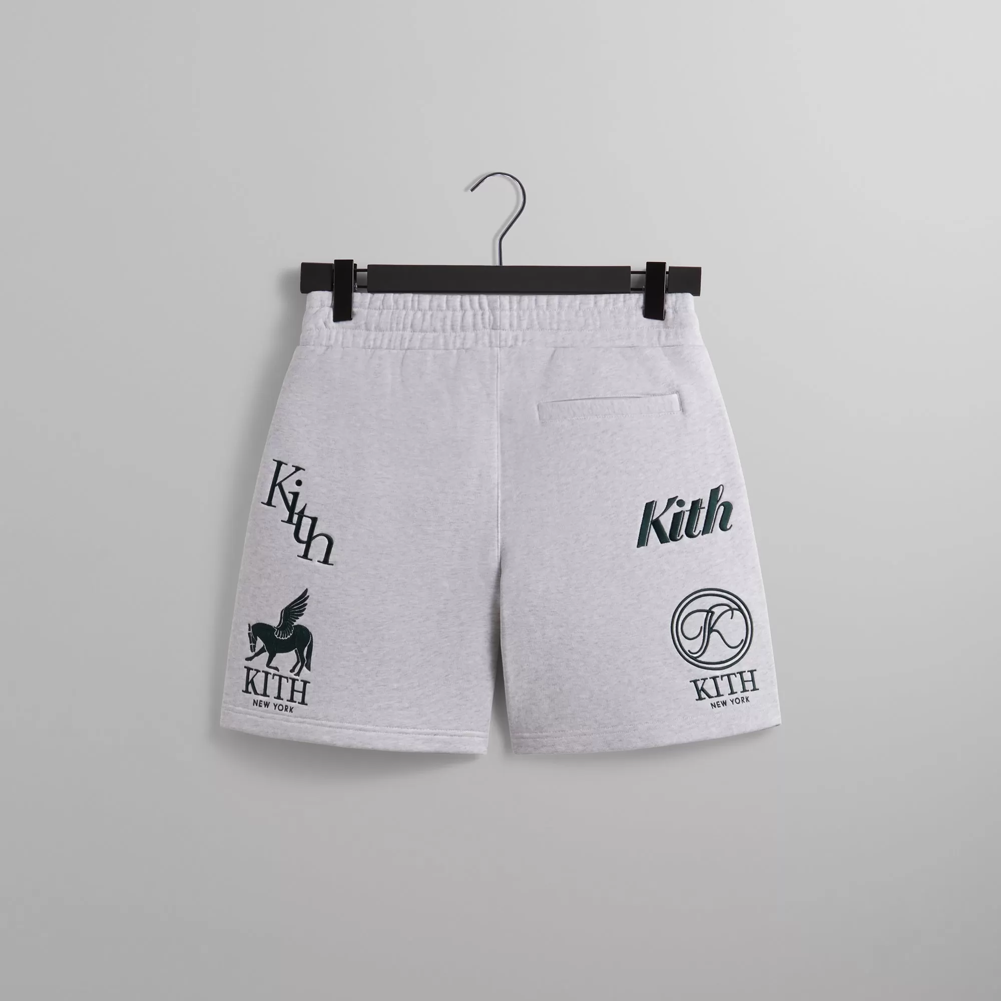 Kith Fleece Curtis Short - Light Heather Grey