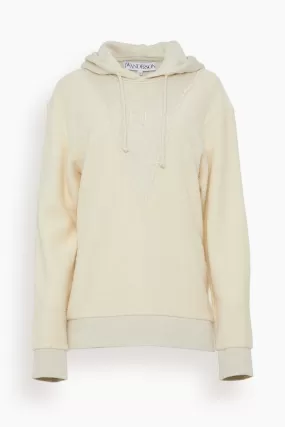 Logo Reverse Hoodie in Oatmeal