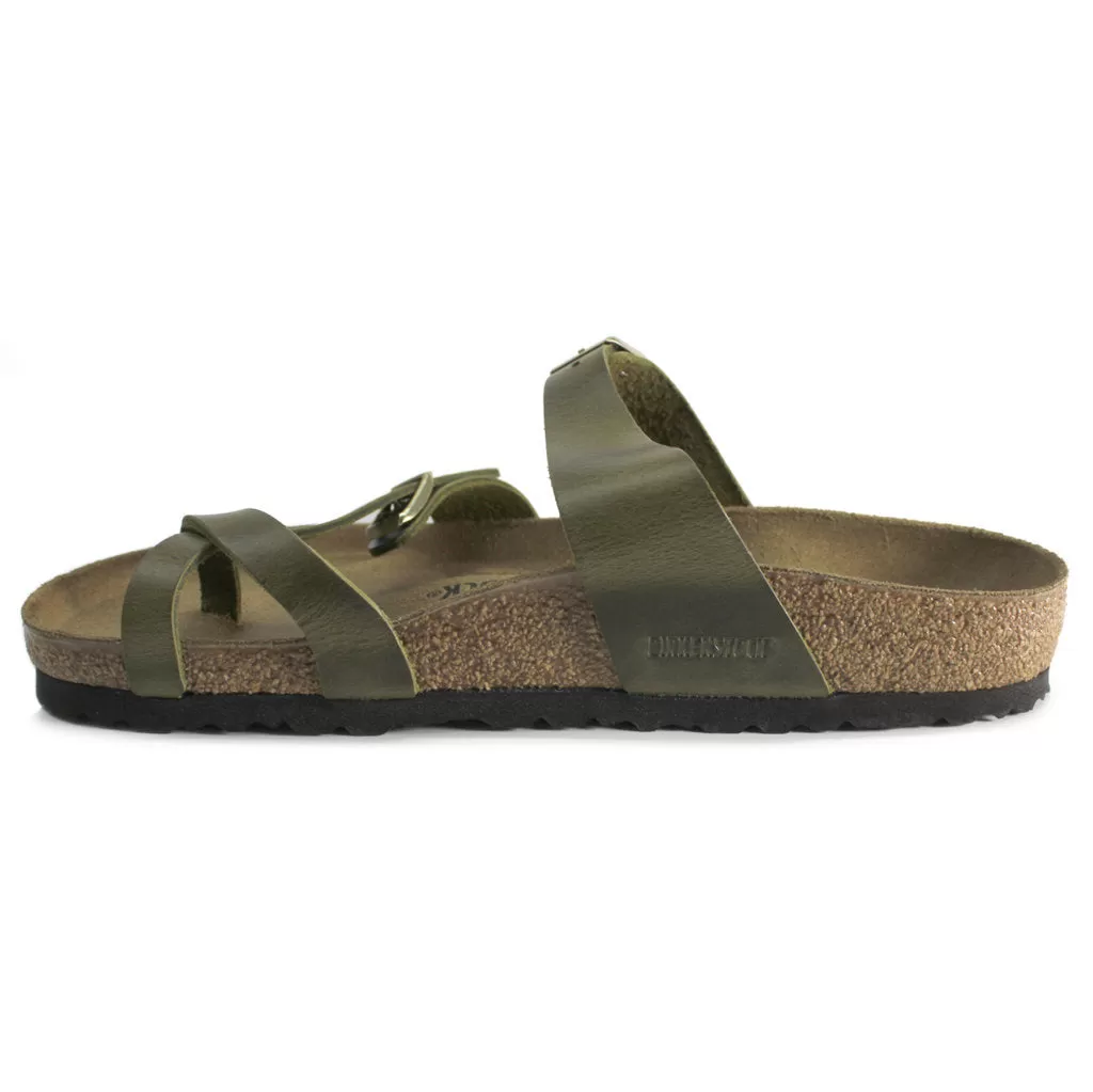 Mayari Oiled Leather Unisex Sandals