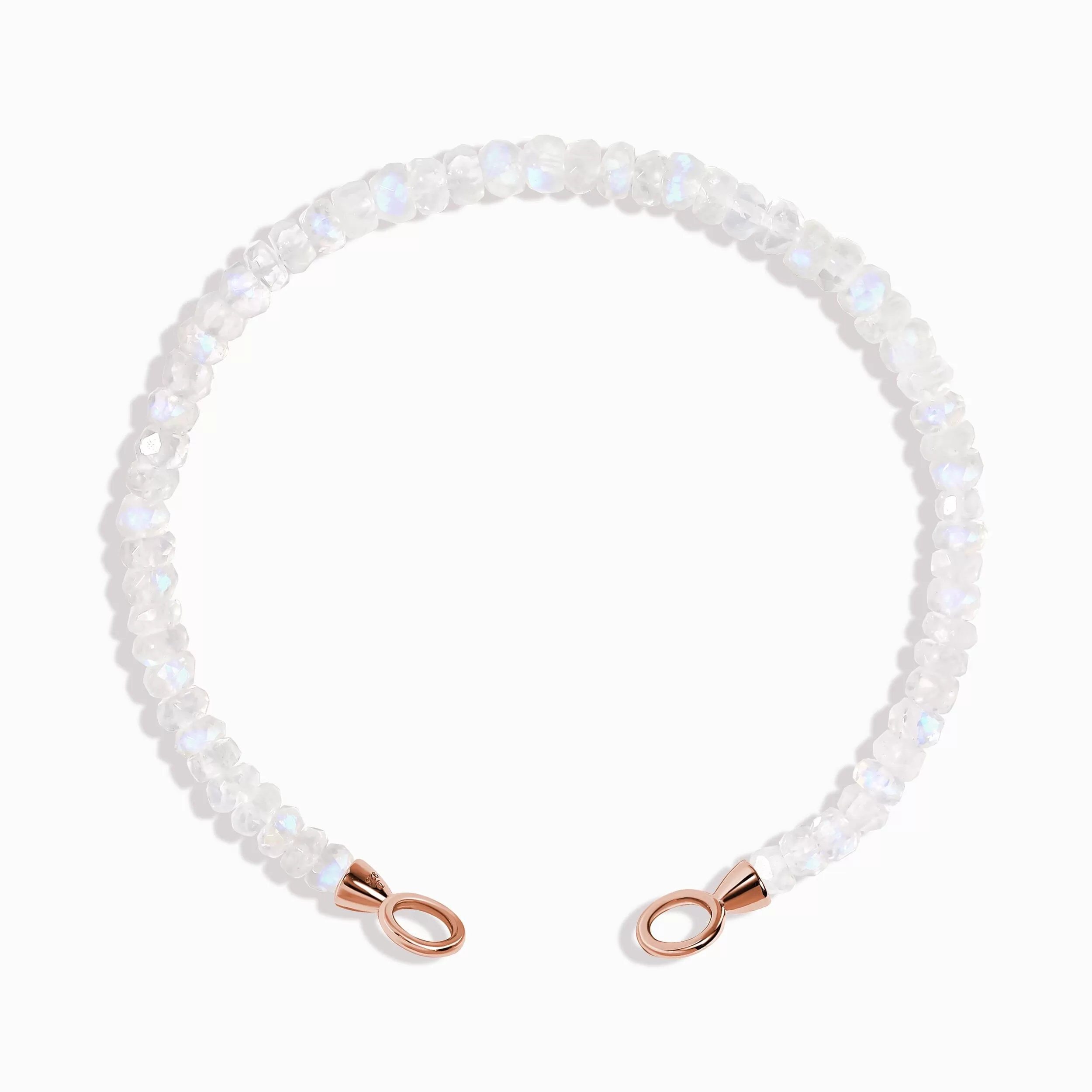 Moonstone Beads Bracelet - Ready To Lock