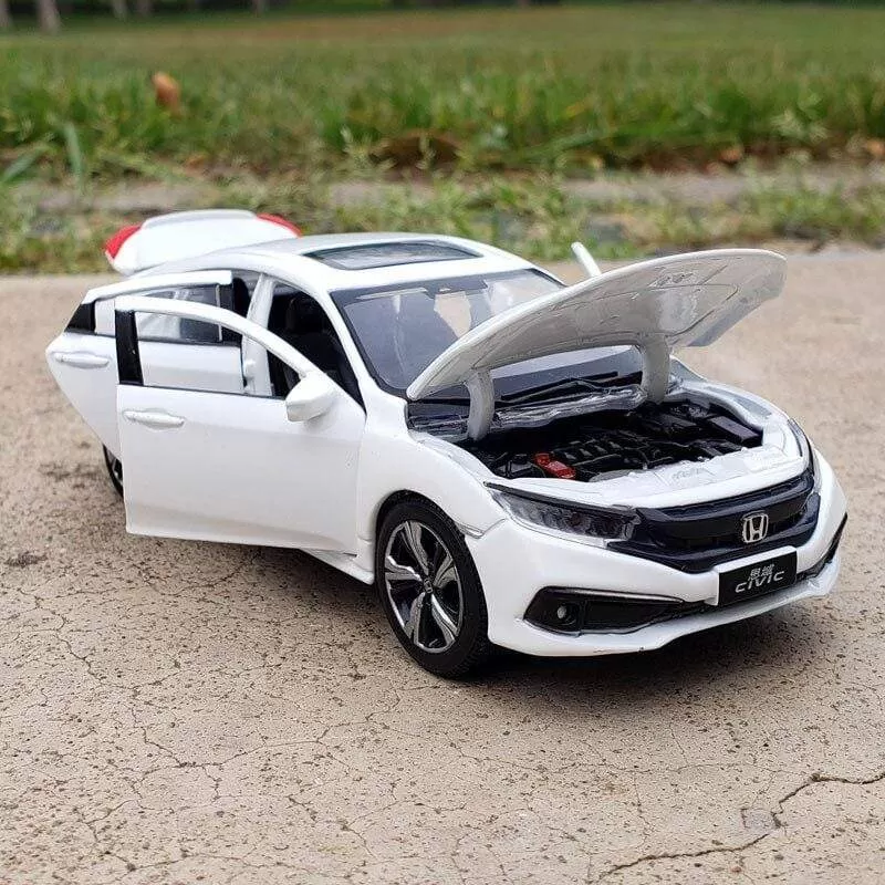 Nicce 1:32 HONDA CIVIC Diecasts Toy Vehicles Metal Car Model Sound Light Collection Car Toys For Children Christmas Gift