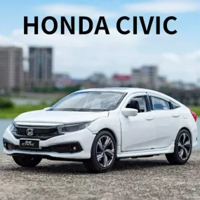 Nicce 1:32 HONDA CIVIC Diecasts Toy Vehicles Metal Car Model Sound Light Collection Car Toys For Children Christmas Gift