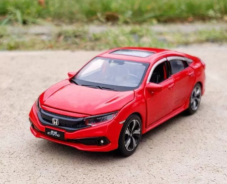 Nicce 1:32 HONDA CIVIC Diecasts Toy Vehicles Metal Car Model Sound Light Collection Car Toys For Children Christmas Gift