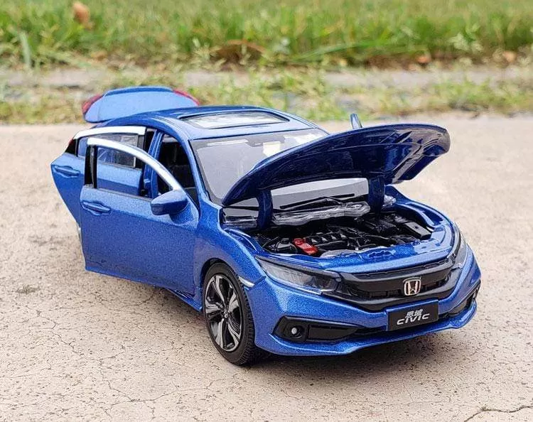 Nicce 1:32 HONDA CIVIC Diecasts Toy Vehicles Metal Car Model Sound Light Collection Car Toys For Children Christmas Gift