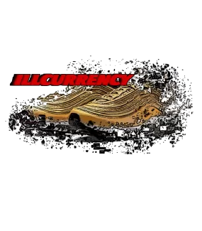 Nike Air Max 97 "Metallic Gold" | illcurrency Black T-Shirt (Shattered Kicks)